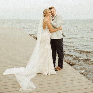 Gorgeous Cathedral Veil With Swarovski Rhinestone Edge